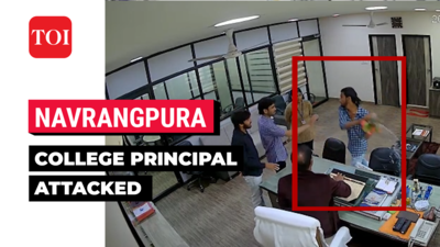 On cam: 3 students assault LD Arts College principal in Ahmedabad