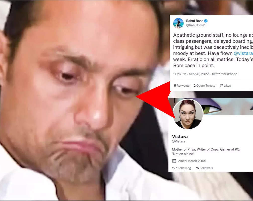 
Blunder post! Rahul Bose wrongly tags a woman instead of an airline in his tweet criticising their service
