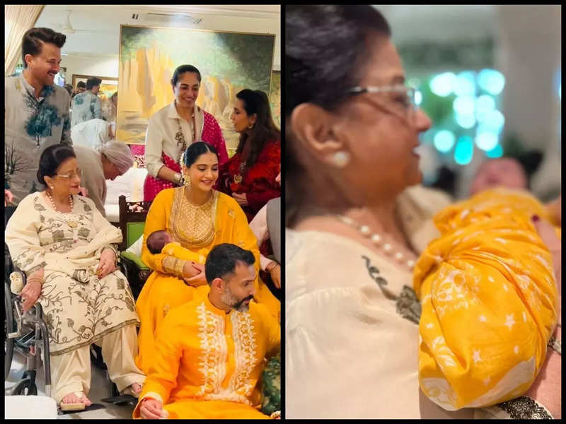 Sonam Kapoor and Anil Kapoor share new pictures of Vayu Kapoor Ahuja as they wish Nirmal Kapoor on her 88th birthday