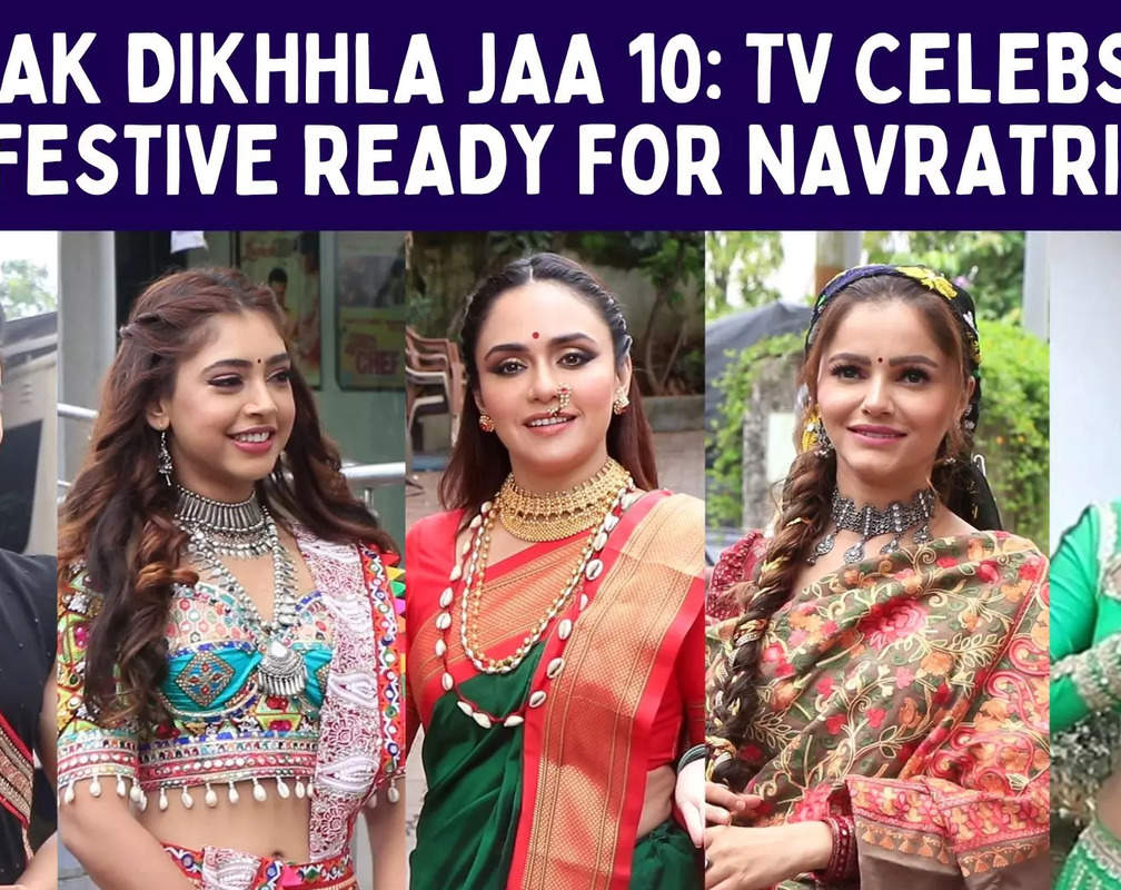 
Jhalak Dikhhla Jaa 10: Rubina Dilaik, Madhuri Dixit, Nia Sharma & others get into Navratri mode
