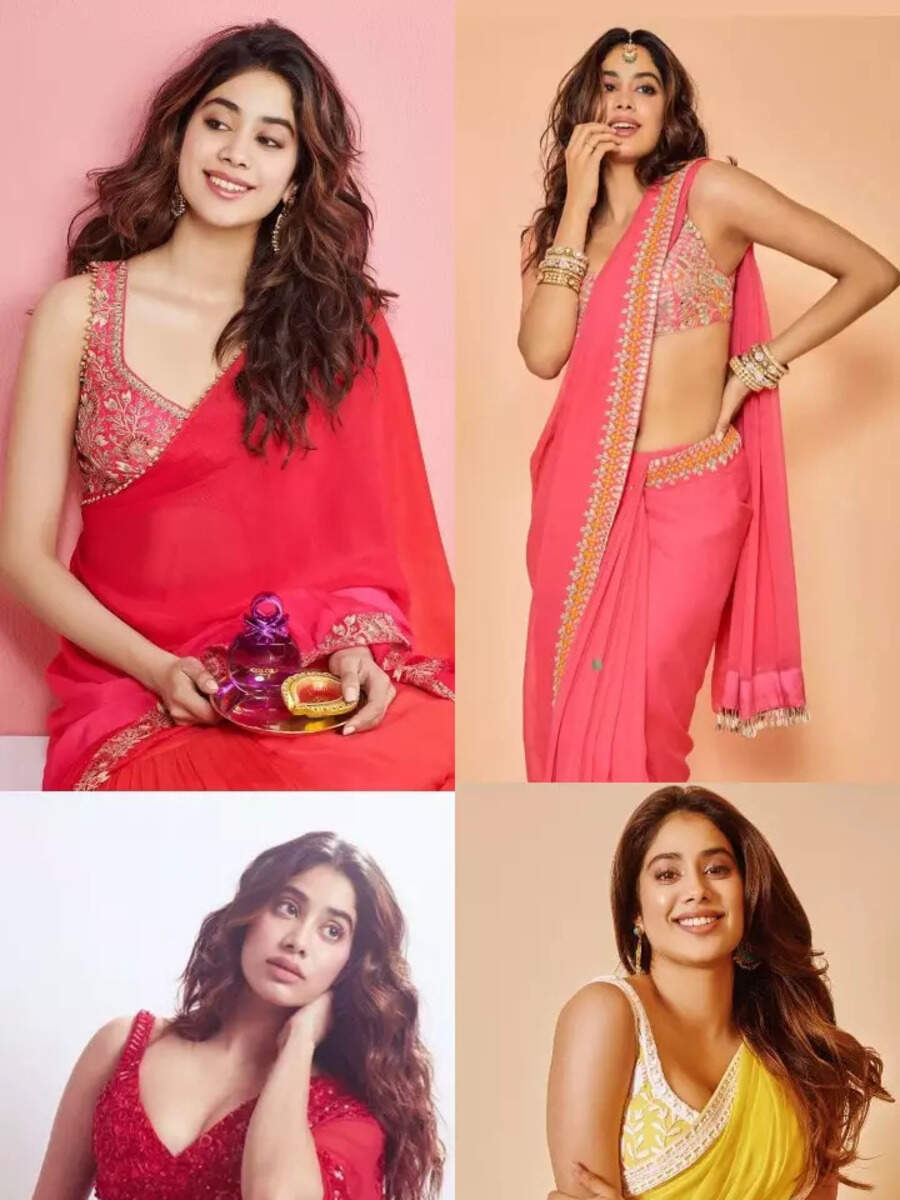 take-cues-from-janhvi-kapoor-to-slay-your-durga-puja-looks-times-of-india