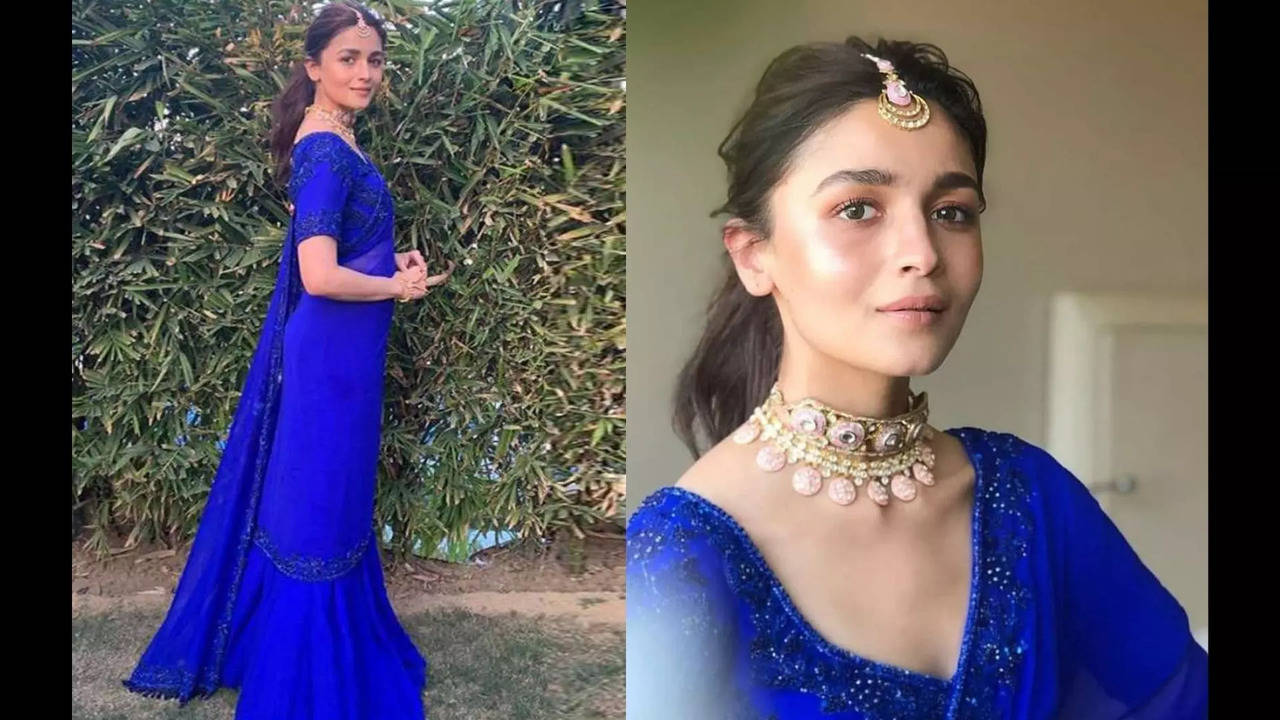 Navratri colour of the day: How to wear royal blue on the third