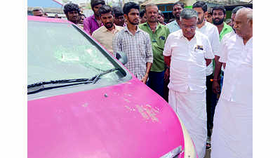 Hindu Munnani cadre damages youth wing member’s car, held