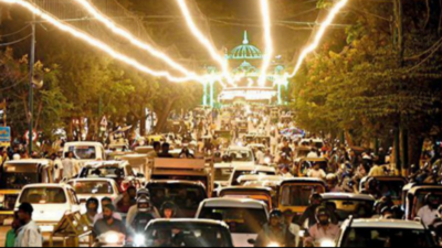 Mysuru: Dasara traffic triggers big spike in noise, air pollution