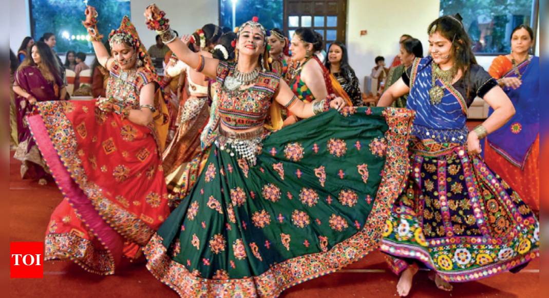 Dandiya nights drench Hyderabad in colours, mirth Hyderabad News