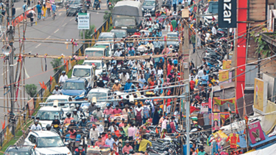 Roads Chock-a-block As City Readies For Festivities | Ranchi News
