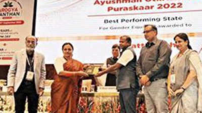 Chhattisgarh gets award for maximum treatment to women under Ayushman