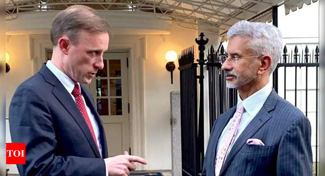 Jaishankar meets Sullivan at White House; discusses bilateral ties & ways to advance free, prosperous Indo-Pacific | India News – Times of India