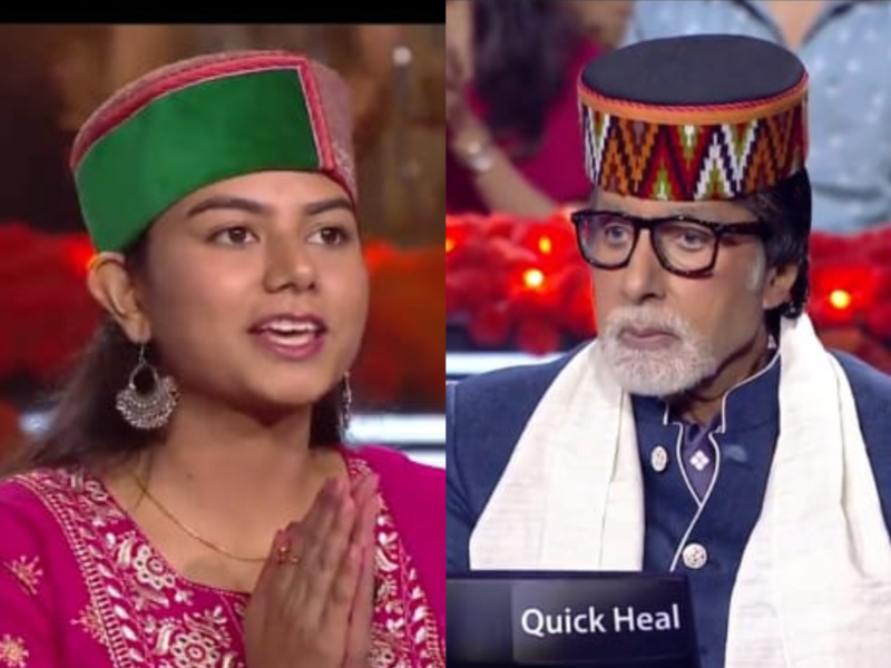 Kaun Banega Crorepati 14: Contestant Ankita brings a special Himachal topi and scarf for Amitabh Bachchan