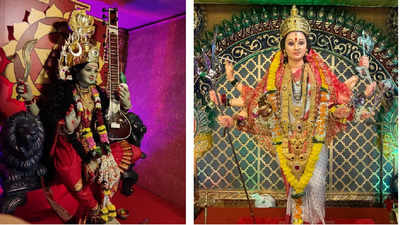 Mumbai: Papier mache idols give green touch to Navratri festivity