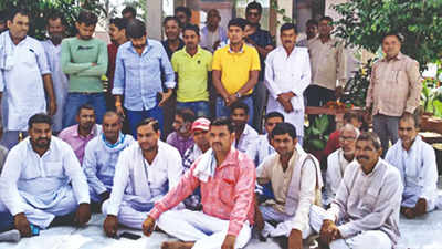 Tyagi community protests outside Union minister Sanjeev Balyan’s home