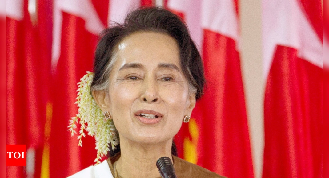 Myanmar court jails Suu Kyi, Australian economist for 3 years – Times of India