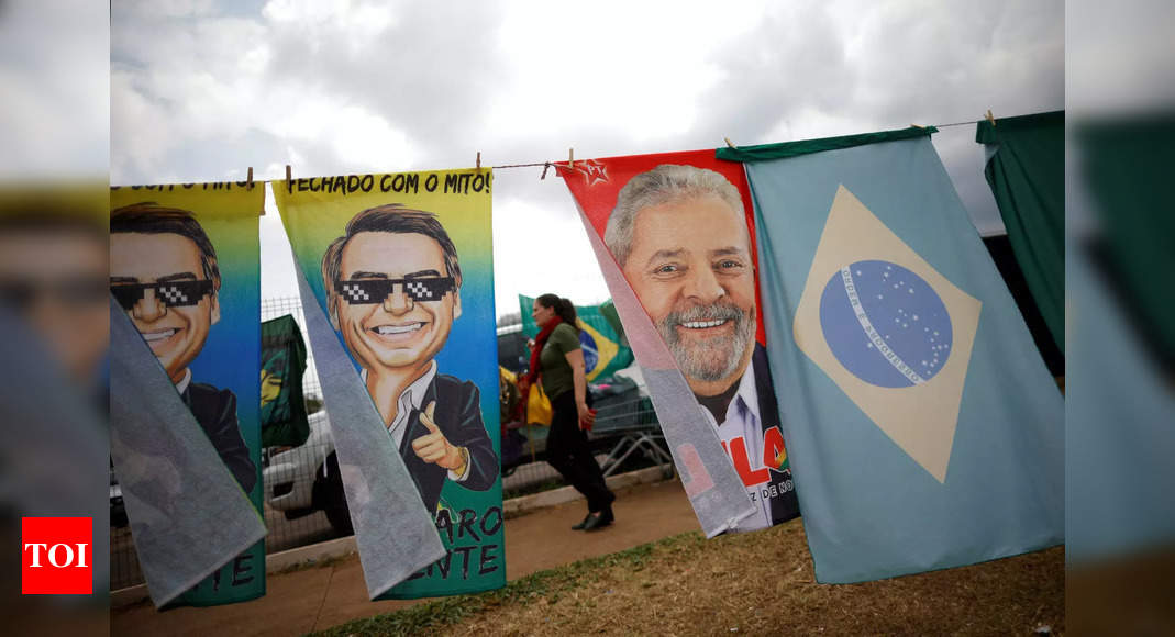 Brazil election: A clash of titans as Bolsonaro faces Lula – Times of India