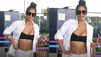 Trolled! Poonam Pandey gets clicked at the airport wearing a sports bra; netizens say 'She is copying Urfi Javed'