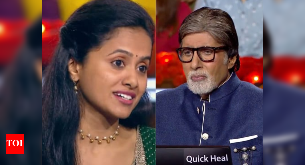 Kaun Banega Crorepati 14 Contestant Sneha makes Amitabh Bachchan and
