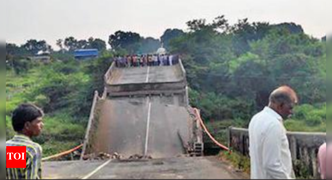 Bridge linking Nandurbar to Gujarat collapses | Nashik News - Times of ...
