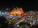 Bhopal: A panoramic view of the tableau of Narmada Parikrama at Vitthal Market on Navratri festival, in Bhopal on Monday, Set. 26, 2022. (PHOTO: IANS/Hukum Verma)