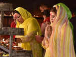 Guwahati: Devotees offer prayers at the Kamakhya Temple on the first day of 'Nav...