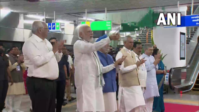 PM Narendra Modi inaugurates phase-1 of Ahmedabad Metro rail project