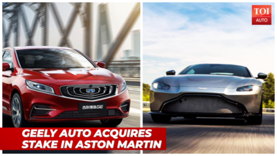 Chinese automaker Geely acquires 7.6 percent stake in Aston Martin: Details