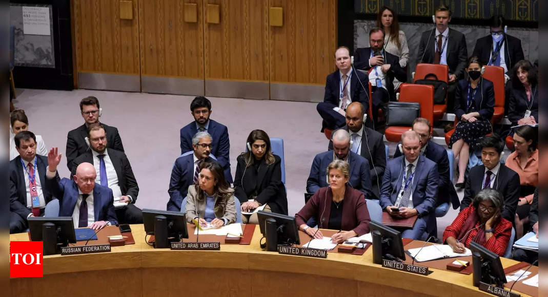 India abstains, Russia vetoes draft UNSC resolution condemning ‘illegal referenda’ and annexation of four Ukrainian territories – Times of India