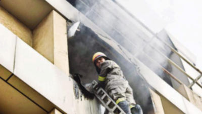 Noida: Close call for five as fire breaks out in call centre