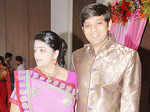 Vikas and Prachiti's reception party