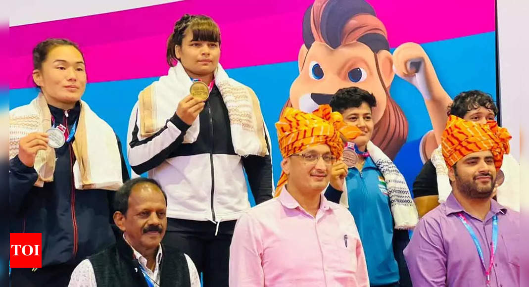 National Games 2022: Wrestler Divya Kakran, representing UP, wins gold in different weight category | More sports News – Times of India