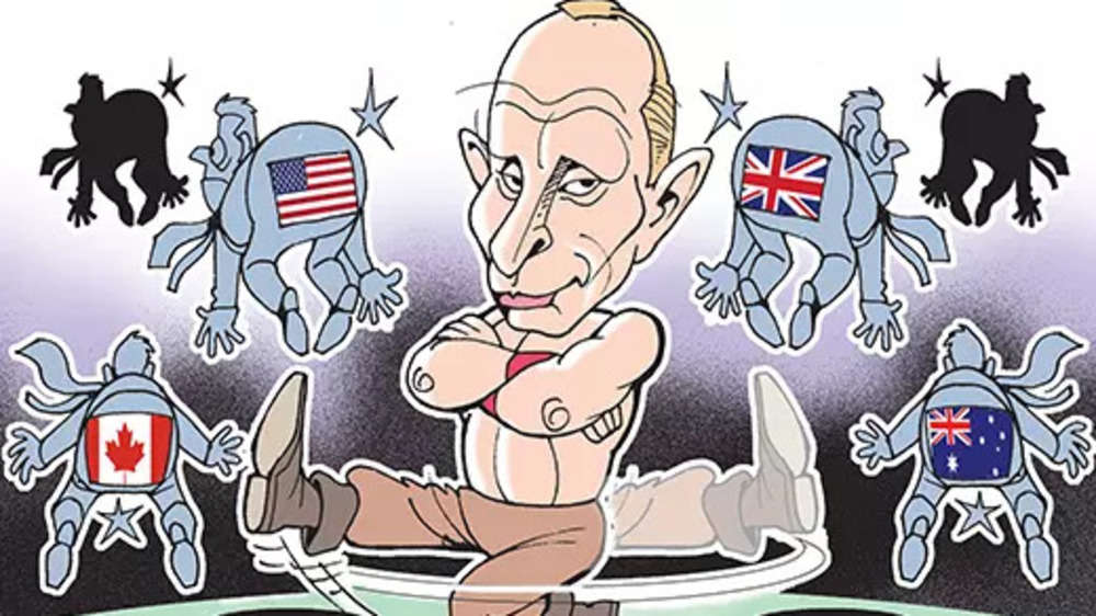 Putin's 'Cos-sack Dance'