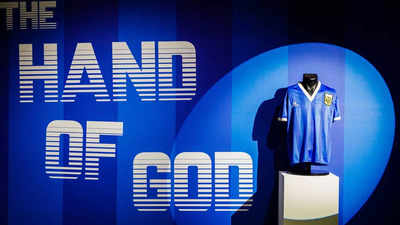 Diego Maradona 'Hand of God' shirt to go on display during World Cup