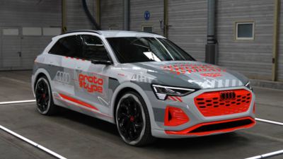 2023 Audi e-tron teased ahead of debut, may offer 600 km of range