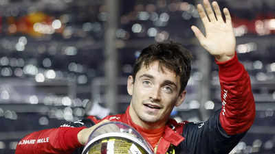F1: Charles Leclerc puts Ferrari on pole in Singapore