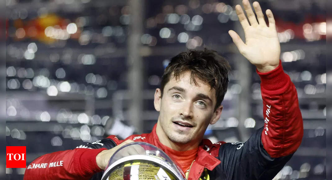 F1: Charles Leclerc puts Ferrari on pole in Singapore | Racing News – Times of India