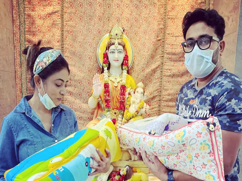 Saptami 2022: "Motherhood changes everything, it made this year’s Durga Pujo more beautiful," says new mom Juhi Sengupta