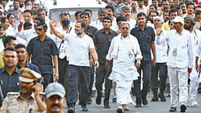 Bharat Jodo Yatra enters Mysuru; leaders to don 'PayCM' T-shirts today