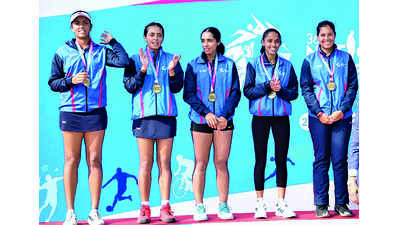 Gujarat women retain tennis gold