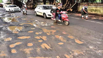 Nashik civic body’s efforts to fix roads washed away