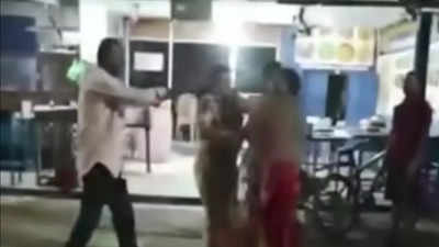 Tirupati SP orders probe after video of Srikalahasti CI assaulting woman hotelier goes viral