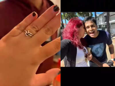 Ira Khan flaunts her engagement ring