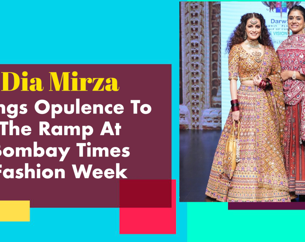 
Dia Mirza brings opulence to the ramp
