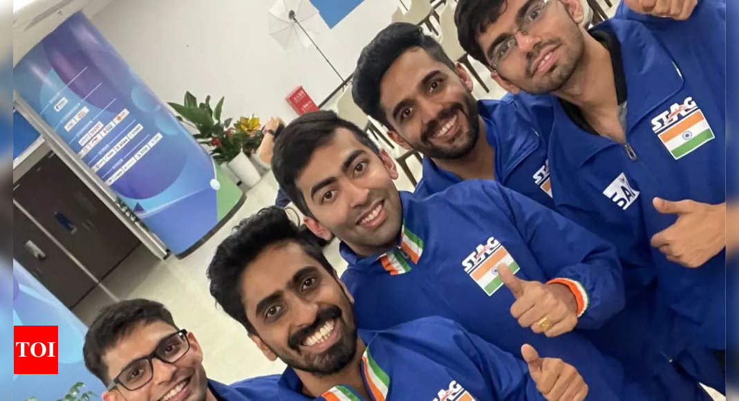 Indian men’s team stuns world number 2 Germany in World TT Championships | More sports News – Times of India