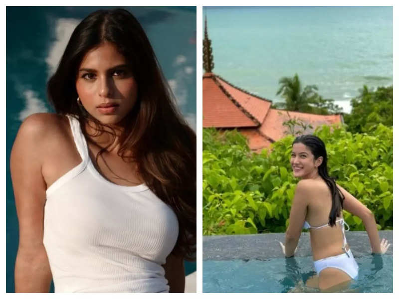 Shanaya Kapoor turns up the heat as she shares a bikini picture from her trip; Suhana Khan REACTS