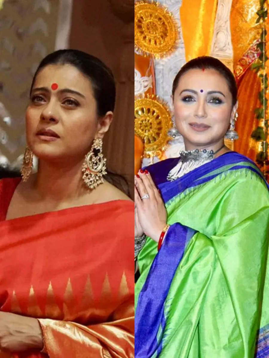 From Kajol To Rani Mukerji: Who Wore What At The Durga Puja Of ...