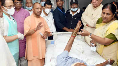 Kanpur accident: UP CM Yogi Adityanath visits village that lost 26 people, assures kin of all help