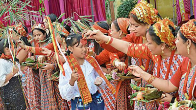 Jharkhand Armed Police continues 380-year-old tradition, takes out idol-less procession