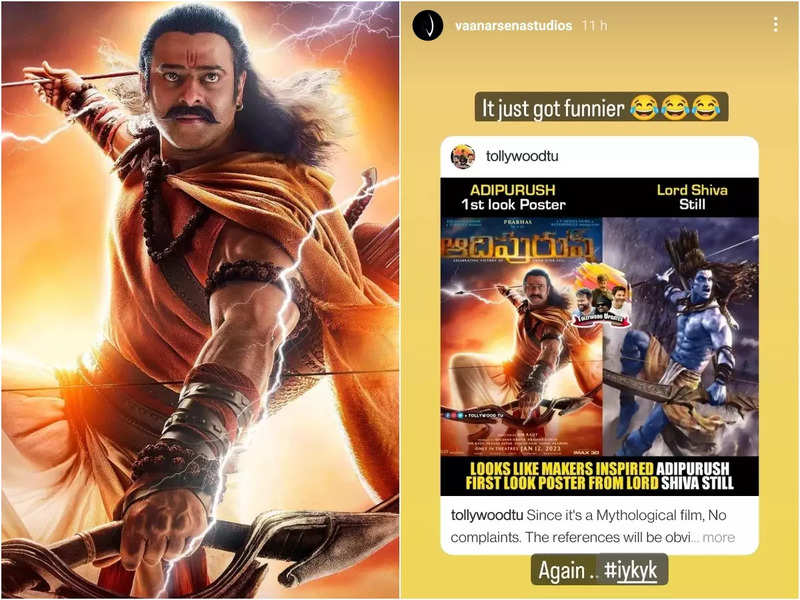 Adipurush poster copied? Animation studio alleges makers of the Prabhas-starrer were 'inspired' by their work