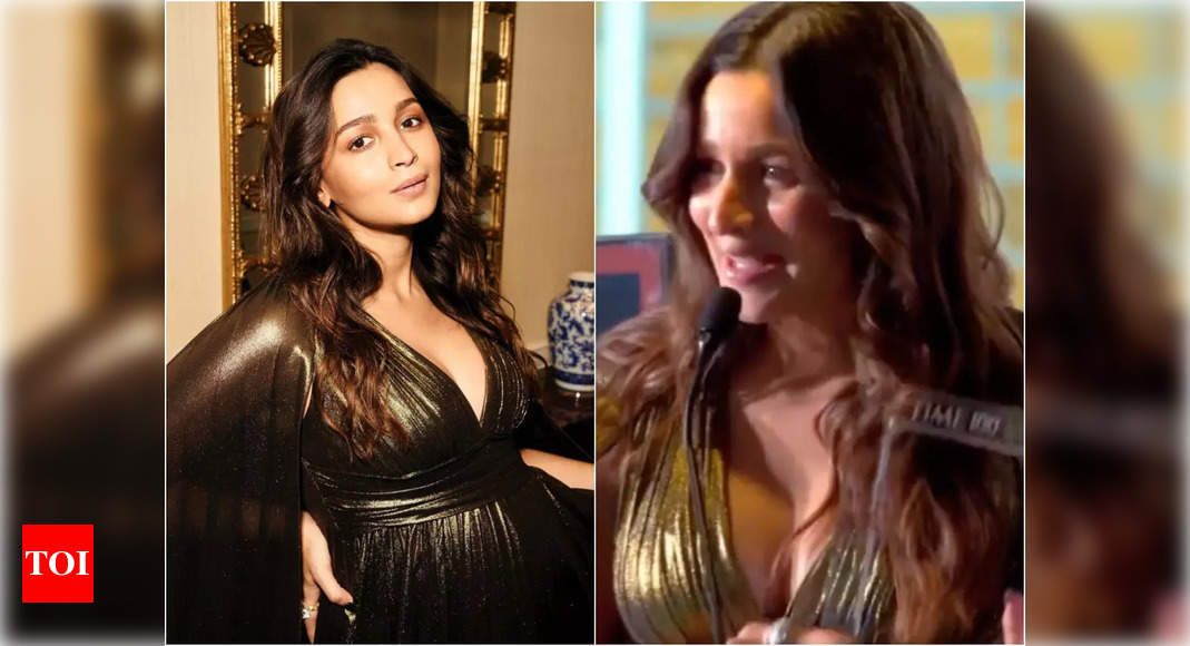 Mom-to-be Alia Bhatt says her baby ‘relentlessly kicked’ during her award acceptance speech – Times of India