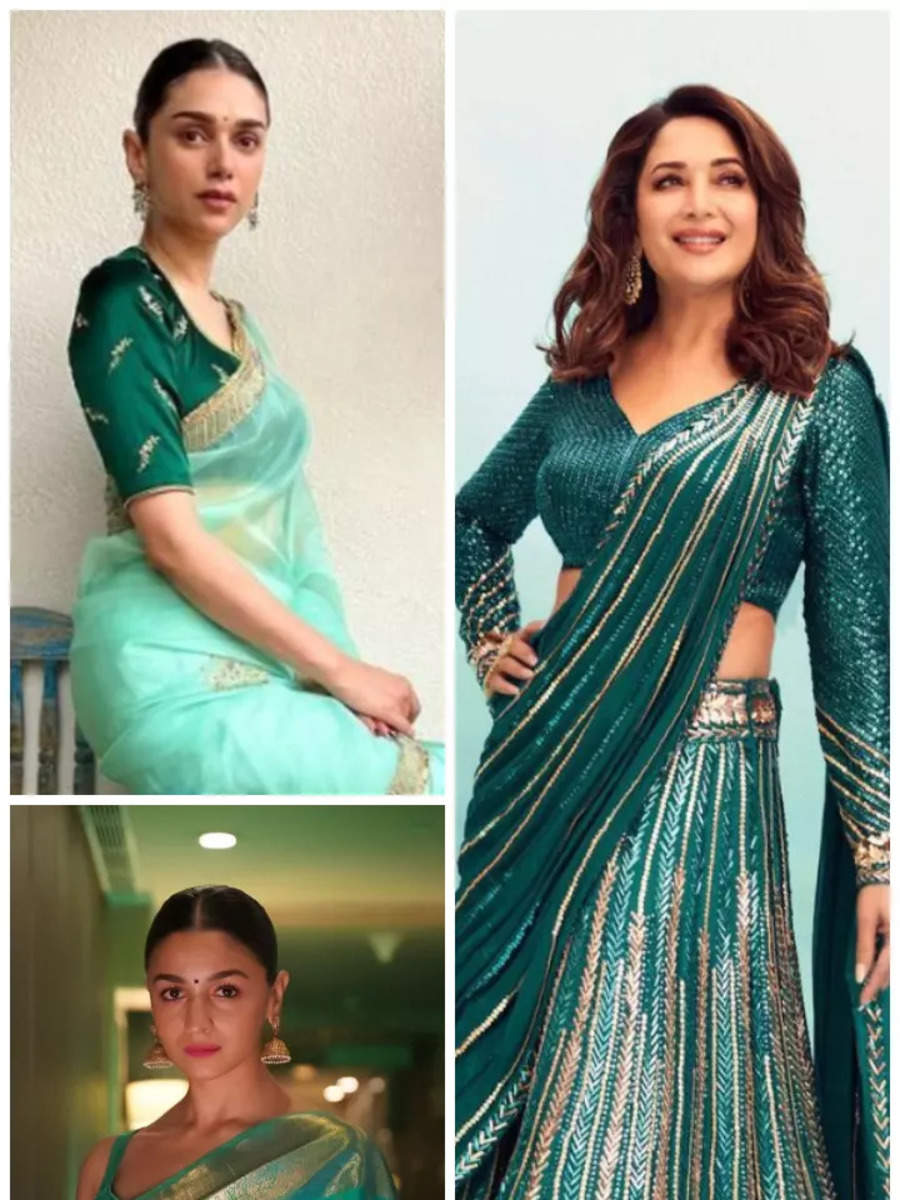 Actresses who stunned in peacock green outfits