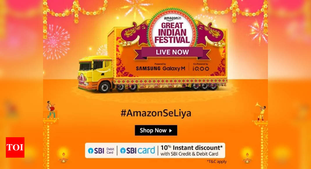Amazon Great Indian Festival 2022: Discounts on gadgets from HP, Lenovo, Boat and others – Times of India