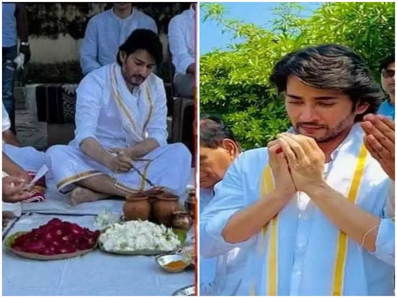 See Pics: Mahesh Babu immerses his mother Indira Devi’s ashes in Haridwar
